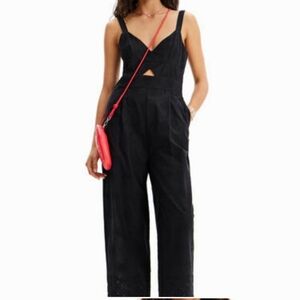 Desigual Black Jumpsuit With Cutout